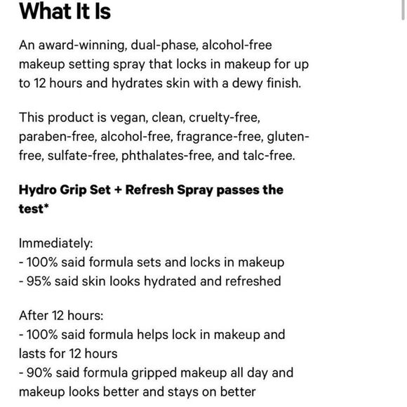 Milk Makeup Hydro Grip Set + Refresh Spray New FullSz 100ml - Picture 8 of 8